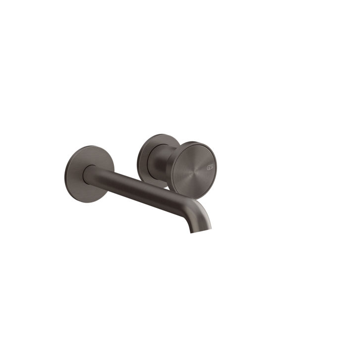 Фото Смеситель Gessi Origini 66088#707 для раковины с изливом, черный хром браш pvd