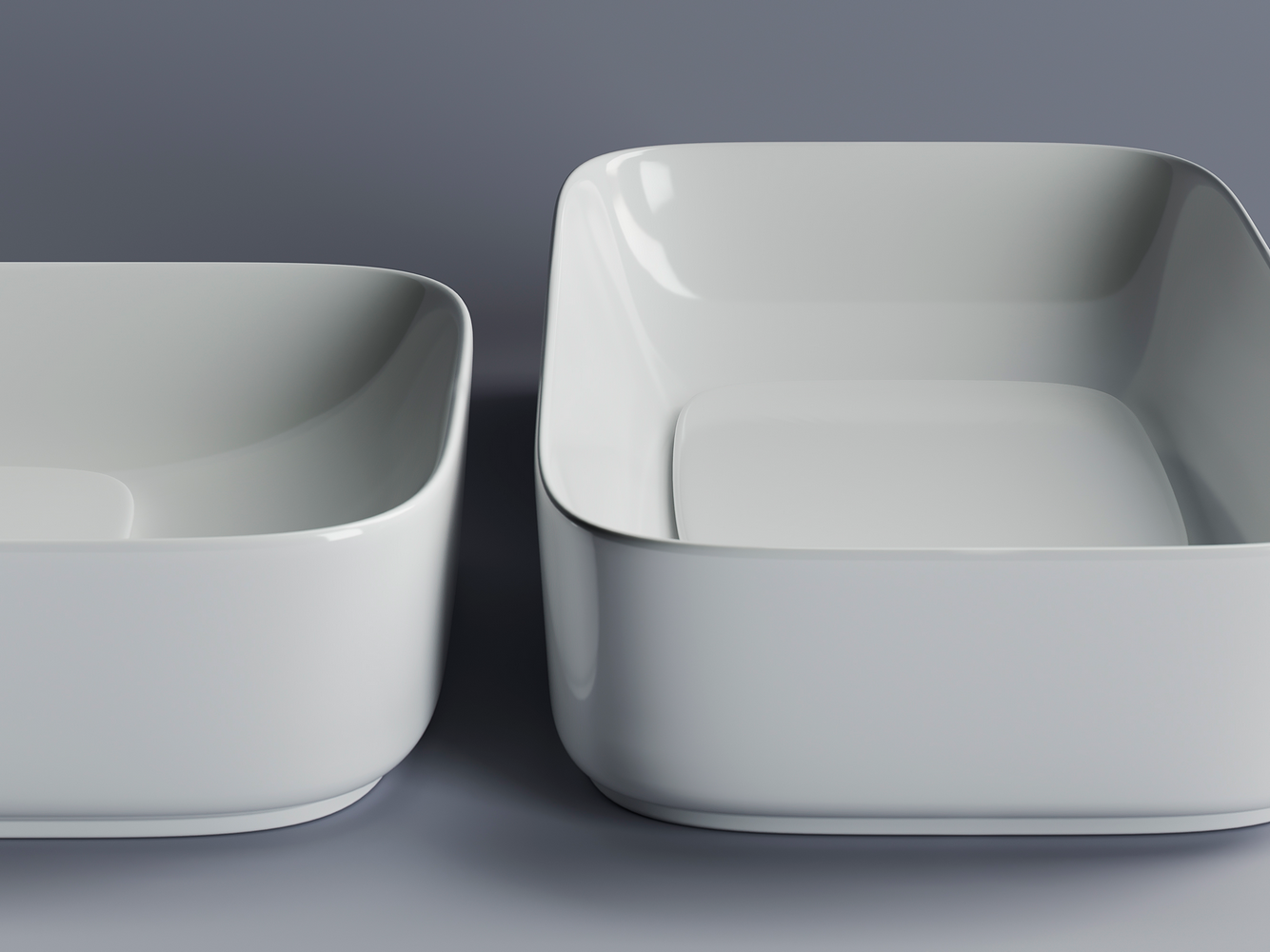 Фото Раковина Ceramicanova Element CN5021 накладная 60 × 37,5 × 14,5 см, белый глянцевый