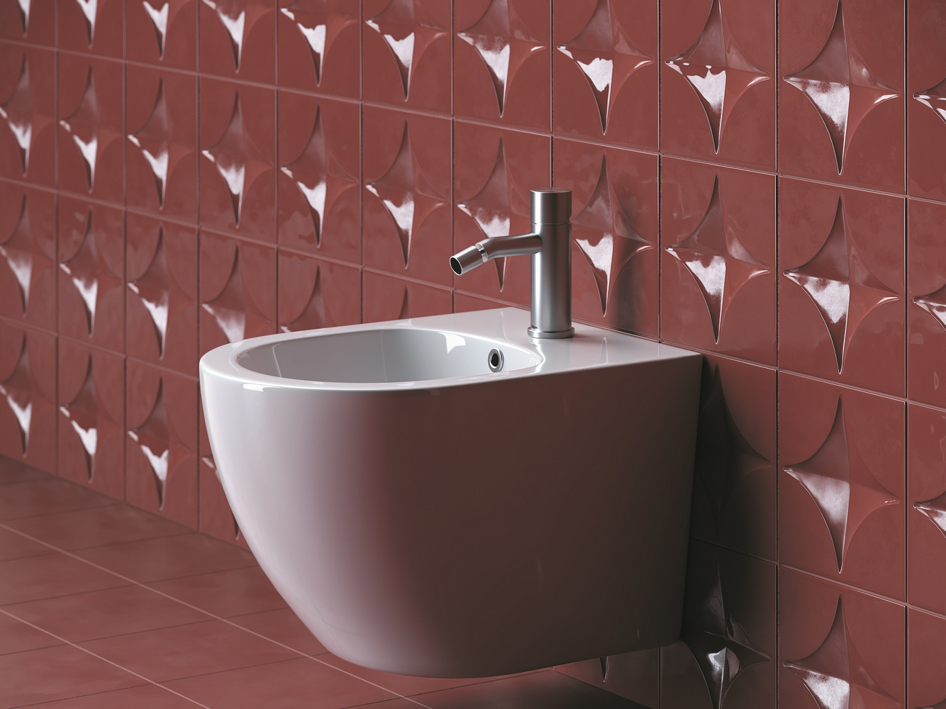 Фото Биде Ceramicanova Forma CN3010 подвесное, белый глянцевый