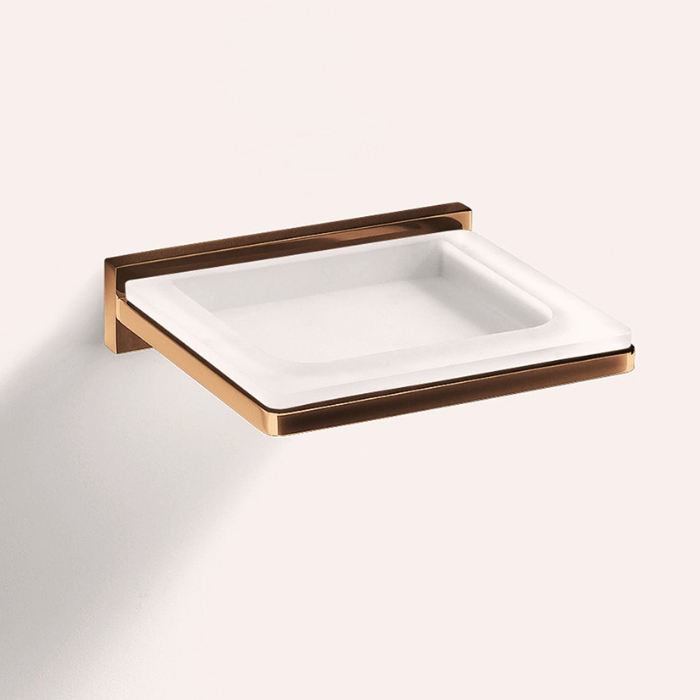 Фото Мыльница Colombo Look B1601.VL-VAN подвесная, Vintage, бронза янтарь глянец/стекло матовое