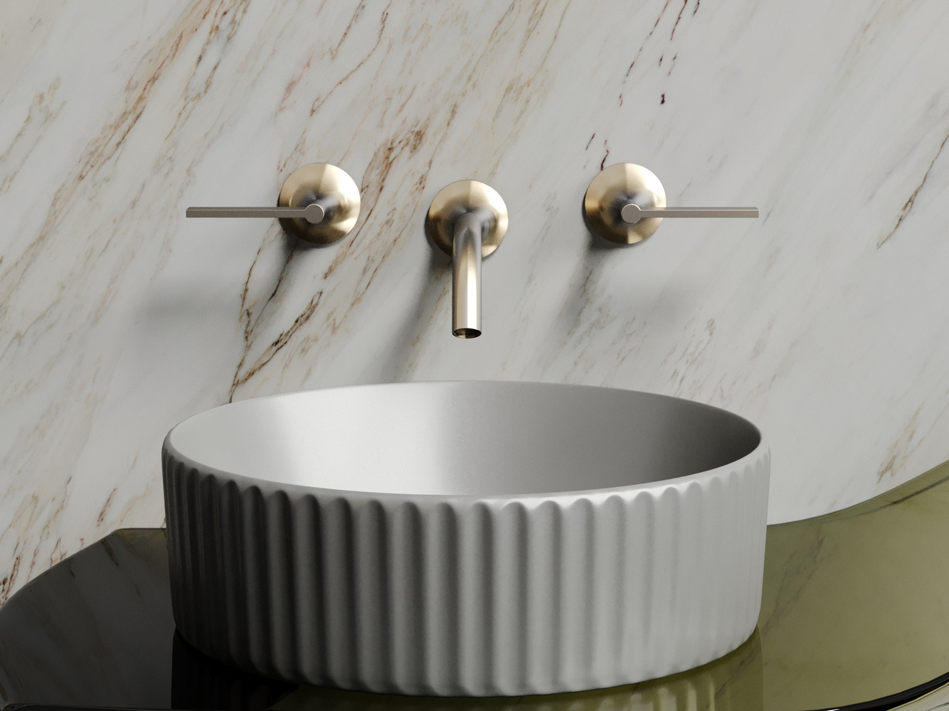 Фото Раковина Ceramicanova Element CN6057MH накладная 36 × 36 × 11,5 см, антрацит матовый