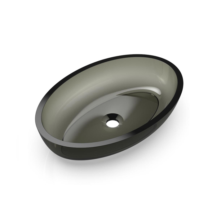 Фото Раковина Knief Solid Surface 70201020 накладная 55 см, цвет Turmalin # 020