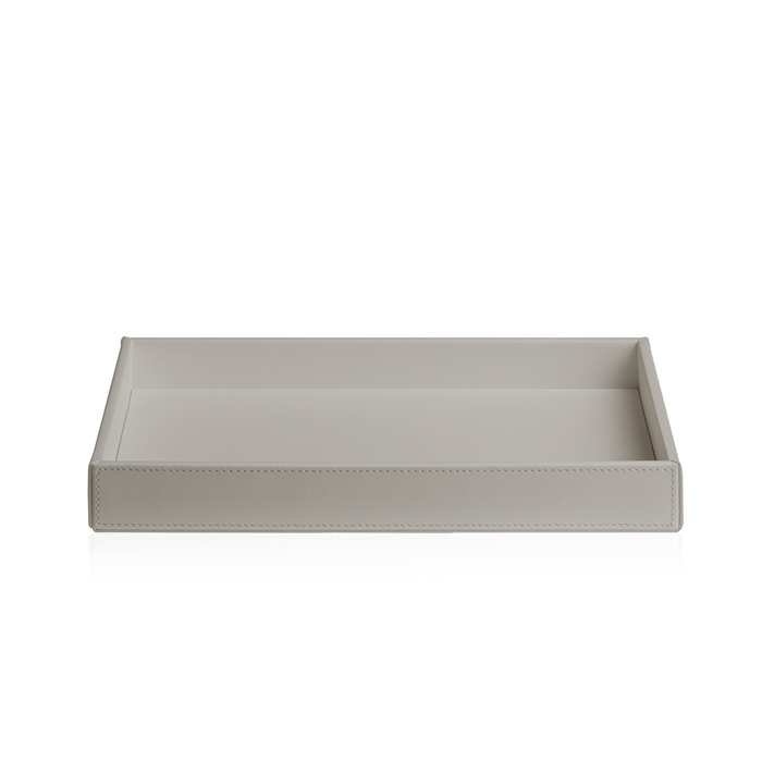 Фото Лоток Decor Walther Brownie 0930149 настольный 22x10,5 см, имитация кожи, цвет тауп