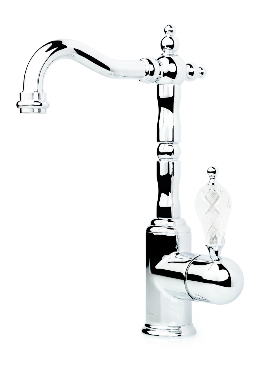 Фото Смеситель для раковины Boheme Crystal 262-CRST хром глянец