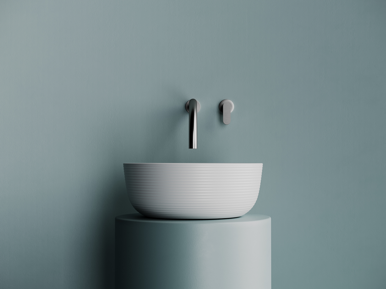 Фото Раковина Ceramicanova Element CN6073MW накладная 35,6 × 35,6 × 13,5 см, белый матовый