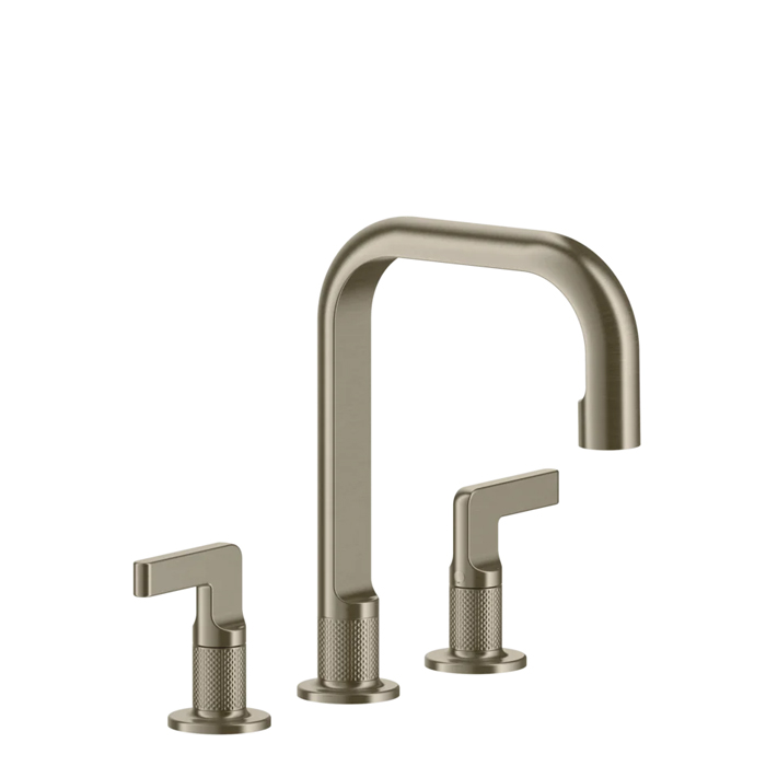 Фото Смеситель Gessi Inciso 58014#149 для раковины, никель браш