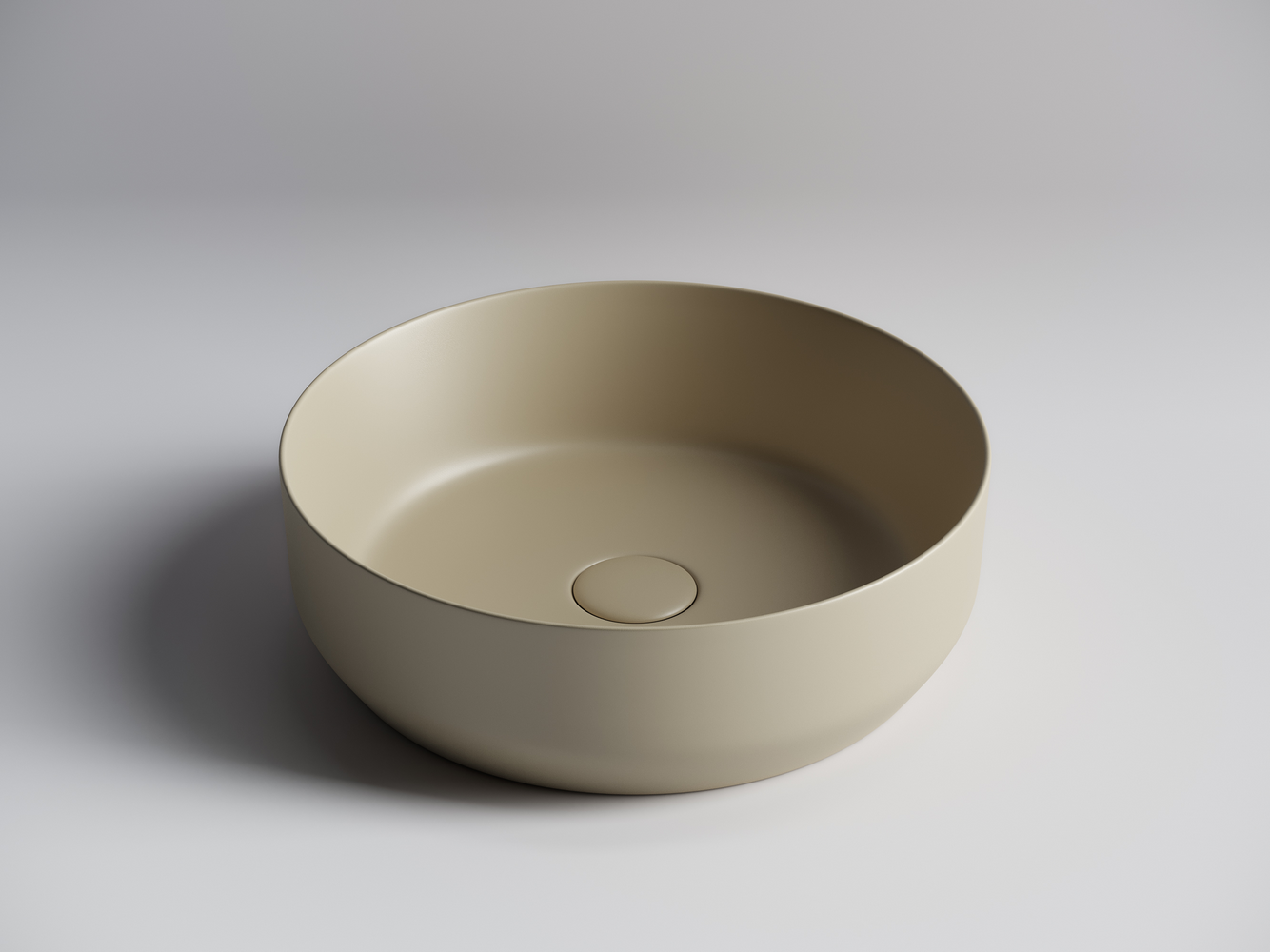 Фото Раковина Ceramicanova Element CN6022MC накладная 39 × 39 × 12 см, капучино матовый