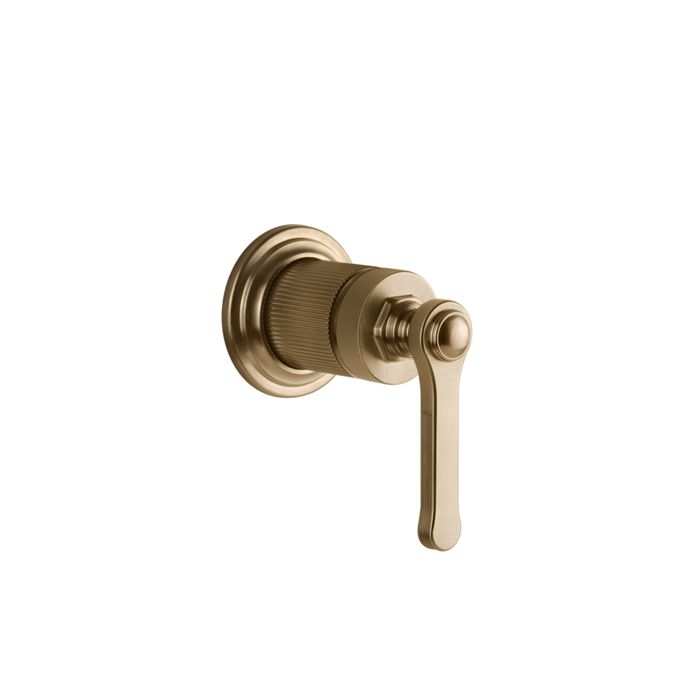 Фото Смеситель Gessi Venti20 65131#726 для душа, бронза браш pvd