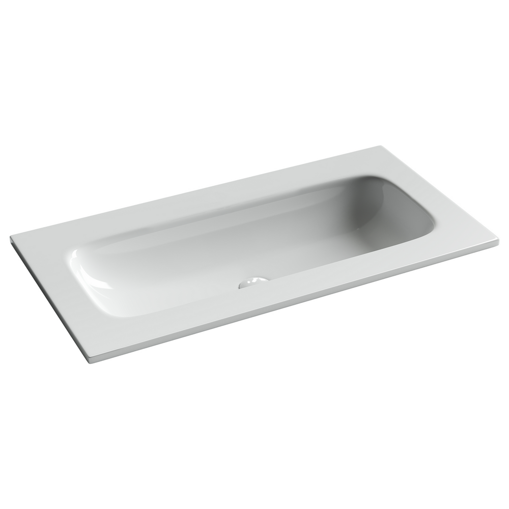 Фото Раковина Ceramicanova Grace CN7019wx мебельная 91 × 45,7 × 13,7 см, белый глянцевый