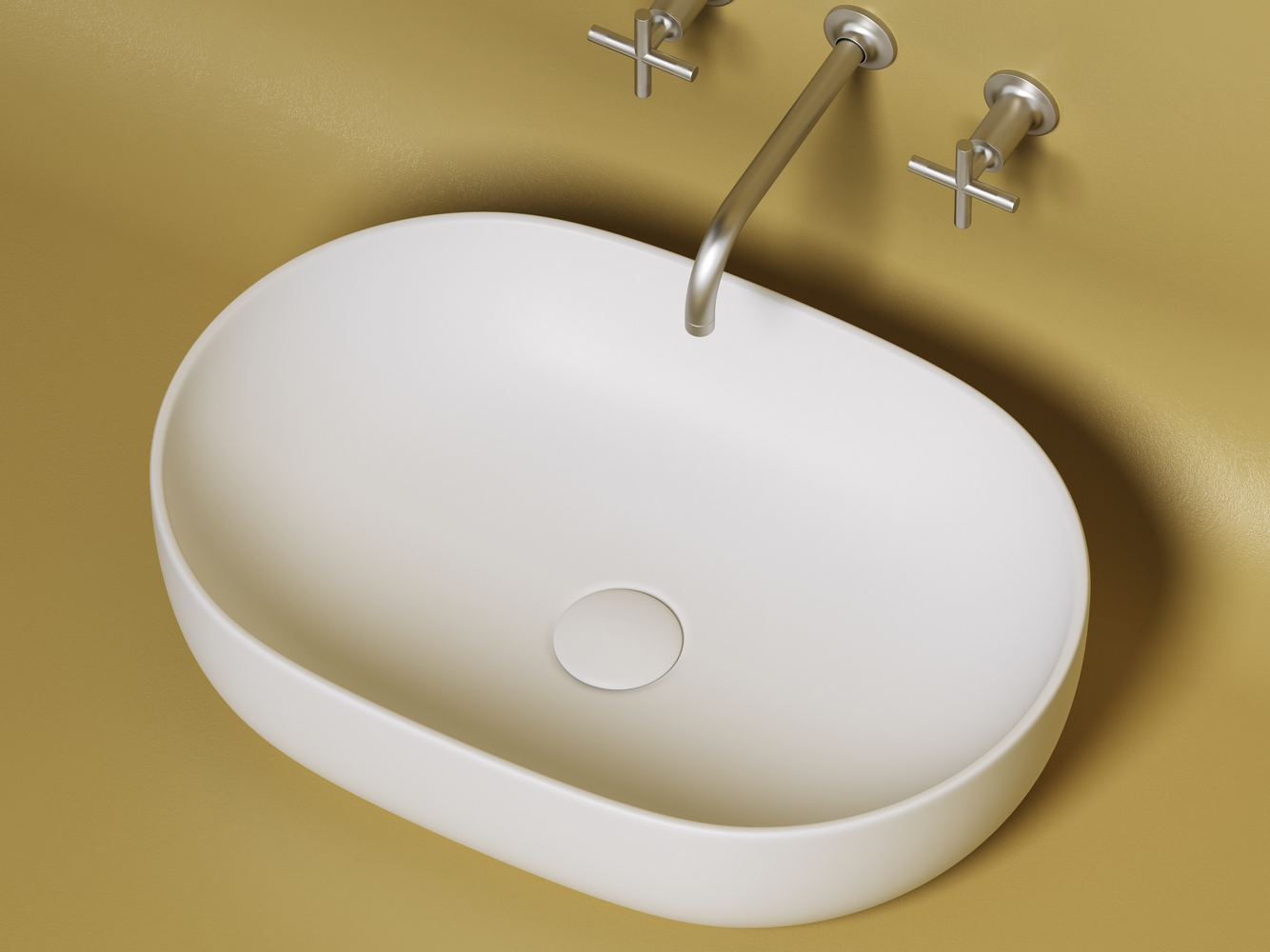 Фото Раковина Ceramicanova Element CN6047MW накладная 60 × 41,5 × 13,5 см, белый матовый