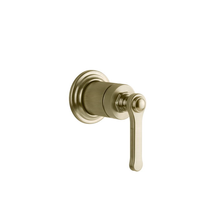 Фото Смеситель Gessi Venti20 65109#727 для душа, латунь браш pvd