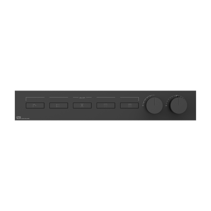 Фото Смеситель Gessi Hi-Fi 63018#299 для душа термостат, черный матовый