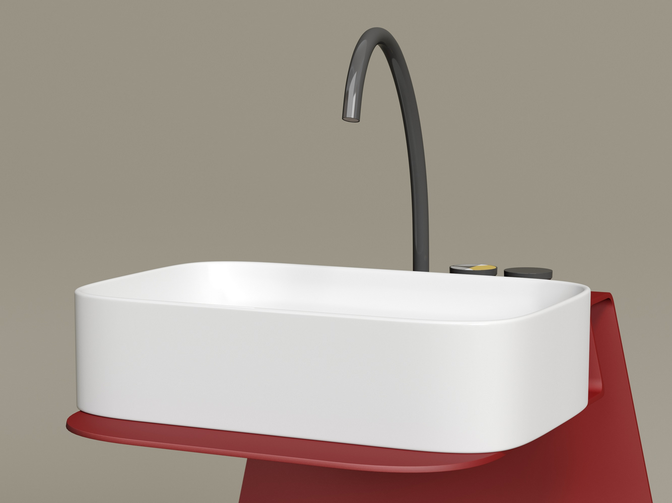 Фото Раковина Ceramicanova Element CN6053MW накладная 60,5 × 38 × 15 см, белый матовый