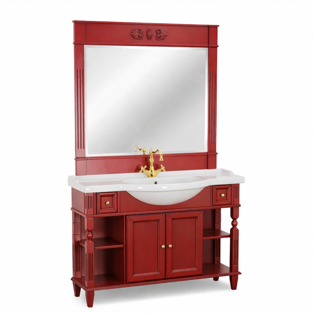 Фото Мебель для ванной Migliore Kantri цвет Bordo Patinato 121 см