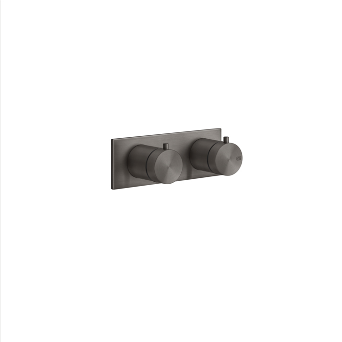 Фото Смеситель Gessi Gessi316 54032#707 для душа термостат, черный хром браш pvd