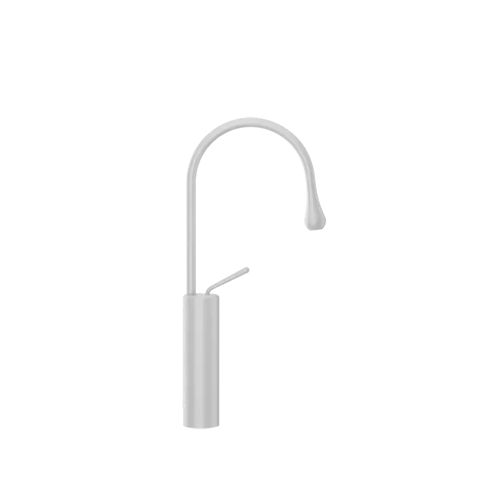 Фото Смеситель Gessi Goccia 33608#279 для раковины, белый матовый