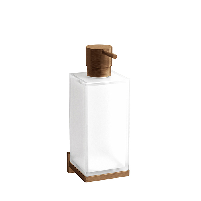 Фото Дозатор Colombo Look B9316.VM-VAN подвесной, Vintage Matt, янтарная бронза матовая/стекло матовое