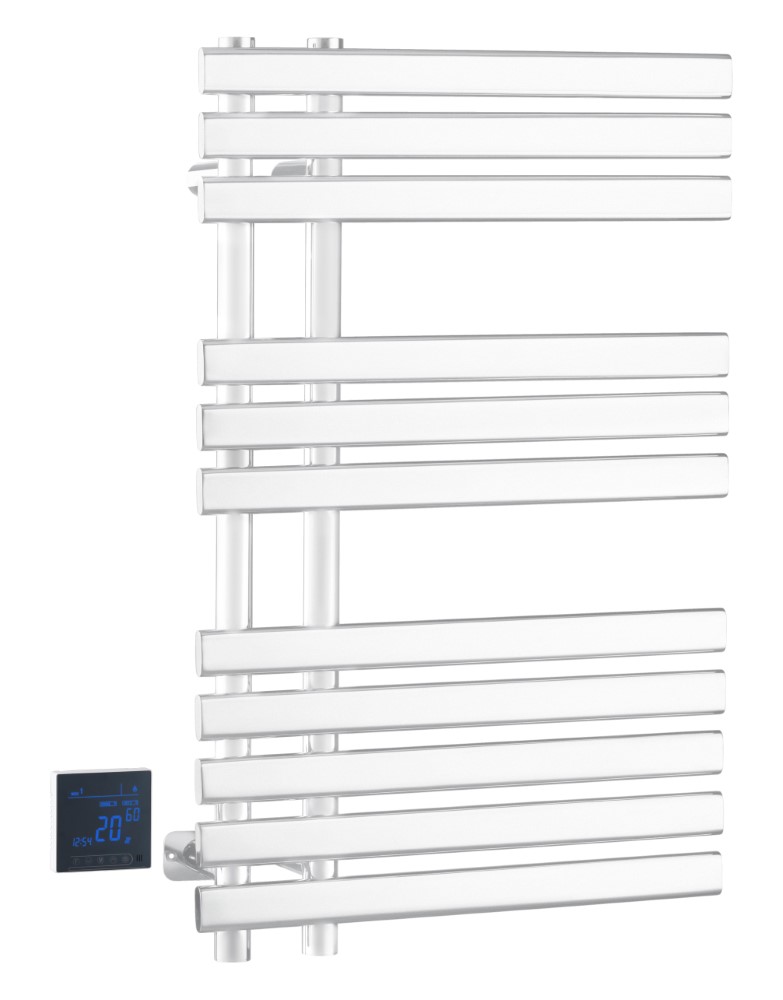 Фото Полотенцесушитель Boheme Venturo 723-MW электрический, белый матовый h80x50 см