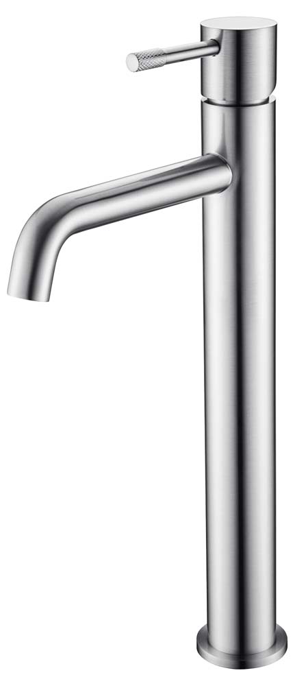 Фото Смеситель для раковины Boheme Uno 462-INOX высокий, брашированная нержавеющая сталь