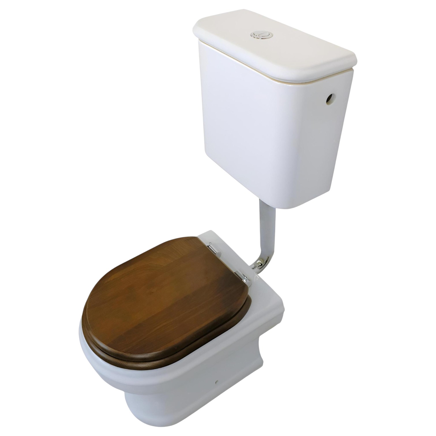 Фото Унитаз Migliore Charme 36377 со средним бачком кнопка хром глянец, выпуск универсальный