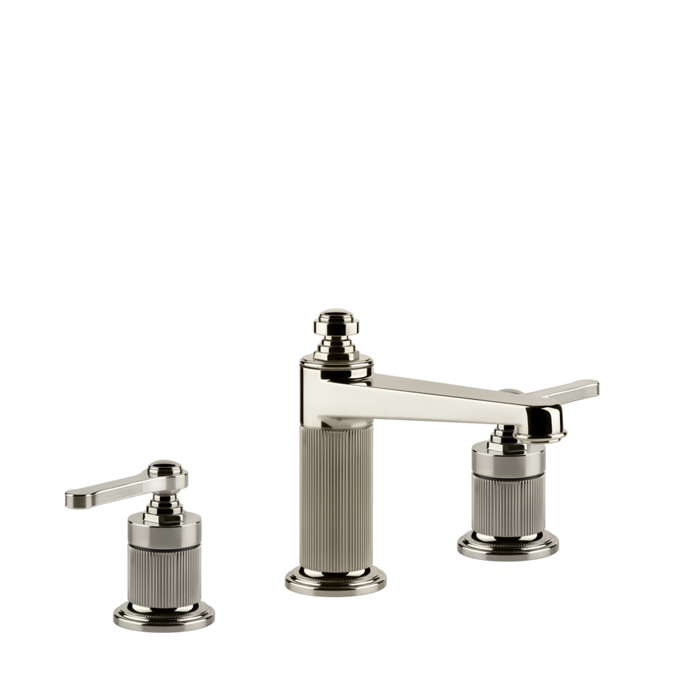 Фото Смеситель Gessi Venti20 65014#720 для раковины, никель глянец pvd