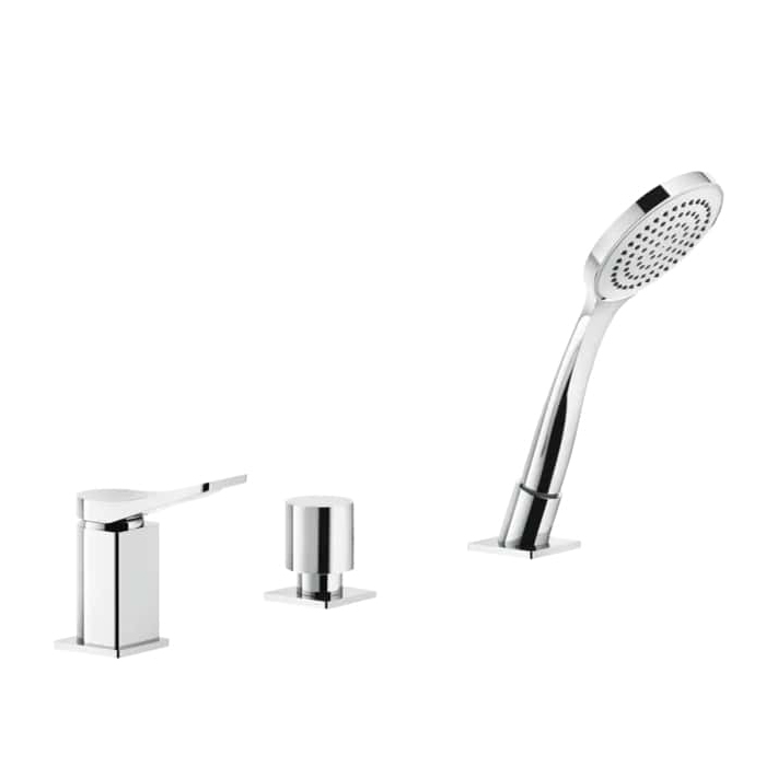Фото Смеситель Gessi Rilievo 59043#031 на борт ванны, хром