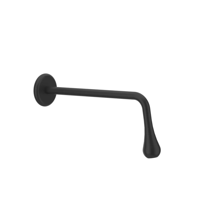 Фото Излив Gessi Goccia 33719#299 настенный черный матовый