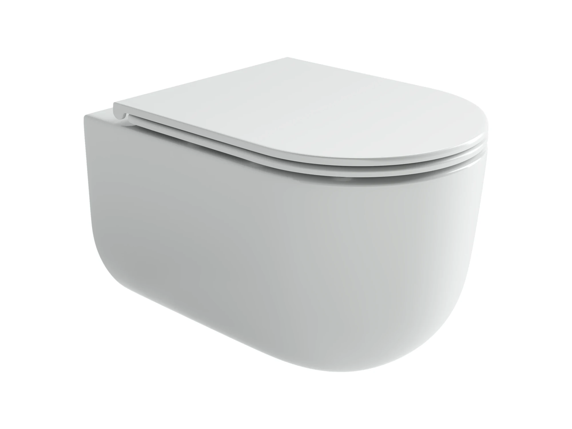 Фото Унитаз Ceramicanova Alice CN4017T с сиденьем подвесной, белый глянцевый
