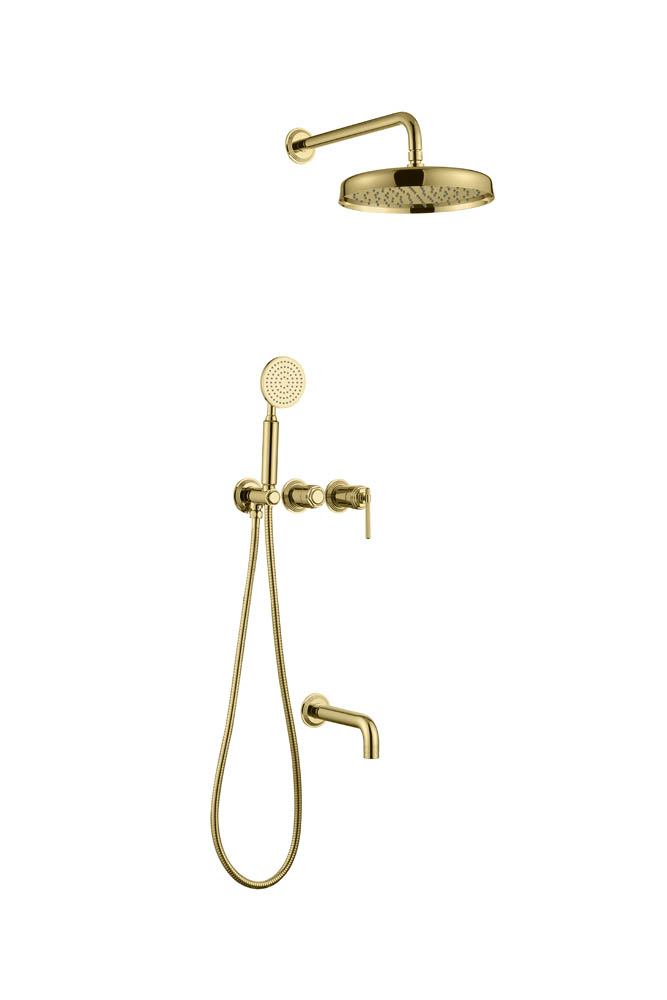 Фото Душевая система Boheme Eterna 174-2-G золото глянец