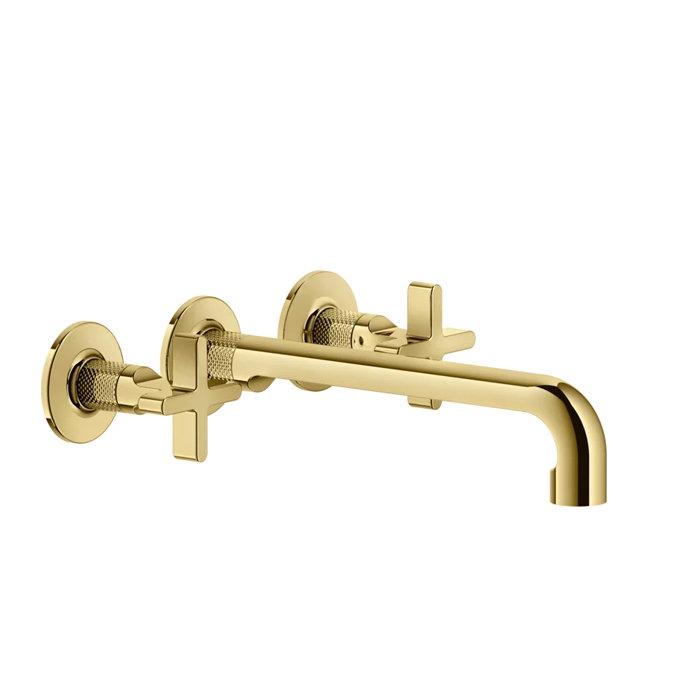 Фото Смеситель Gessi Inciso 58192#246 для раковины, золото глянец pvd