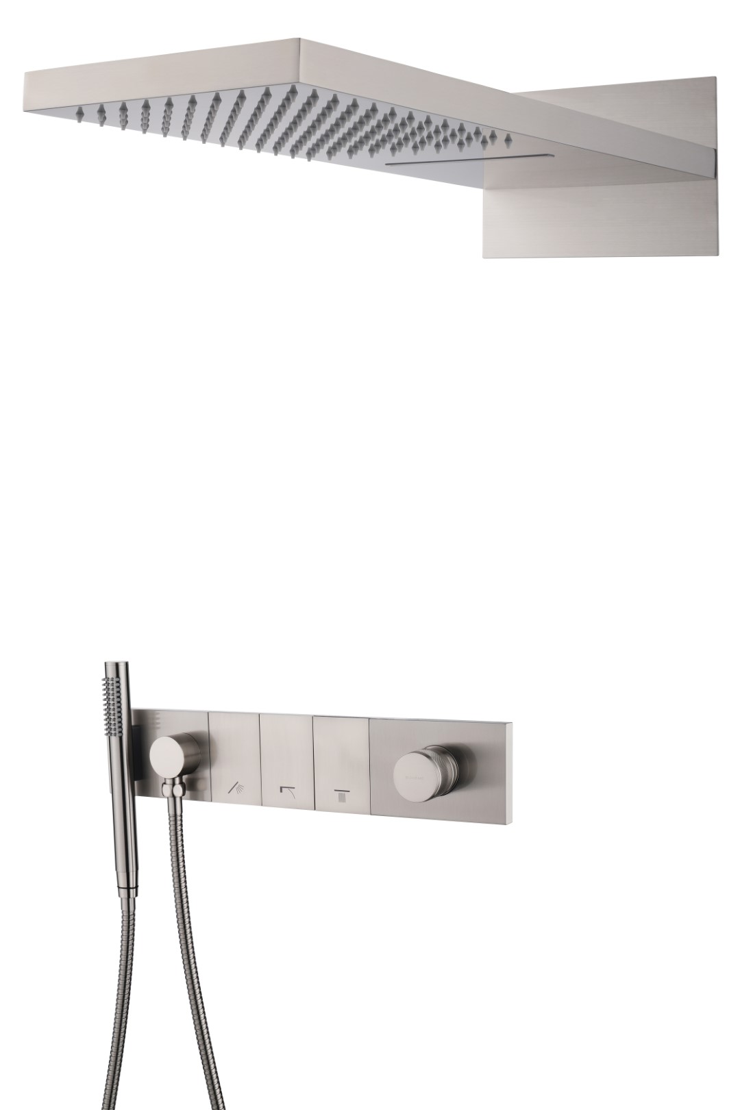 Фото Душевая система Boheme Zodiac 132-NB nickel brush, никель матовый