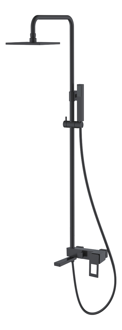 Фото Душевая стойка Boheme Q 148-BB черный матовый