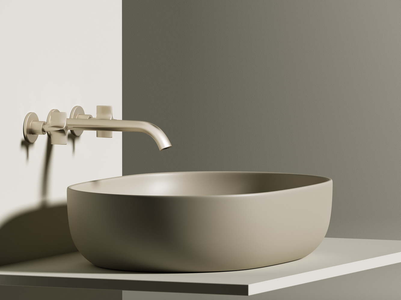 Фото Раковина Ceramicanova Element CN6047MC накладная 60 × 41,5 × 13,5 см, капучино матовый