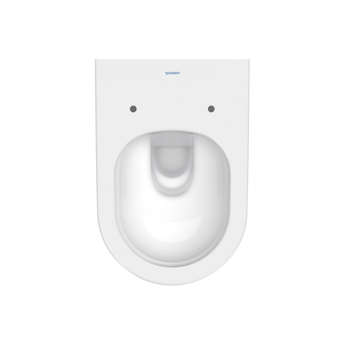 Фото Унитаз подвесной Duravit D-Neo 2578090000, безободковый, с сиденьем, белый глянцевый