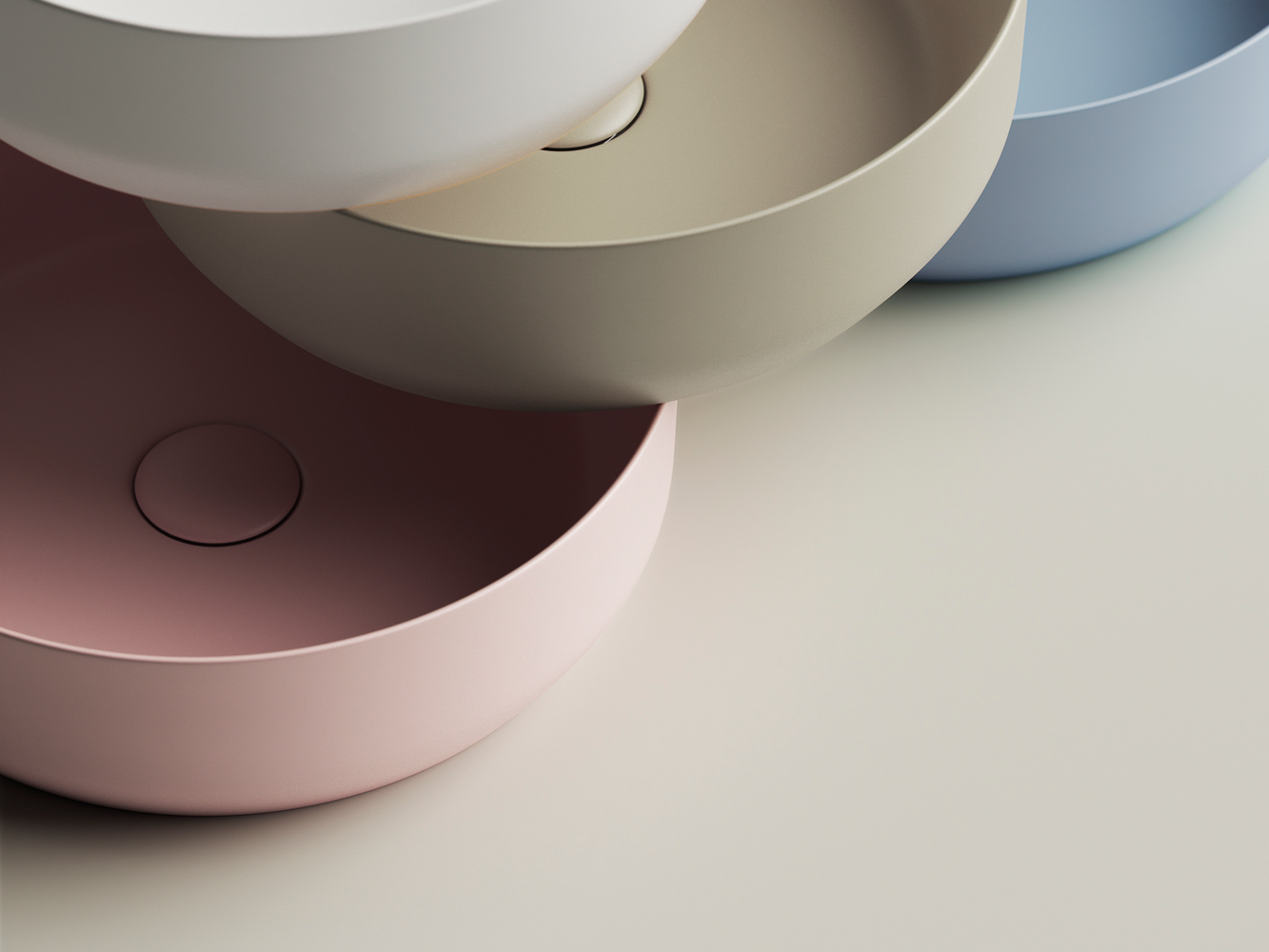 Фото Раковина Ceramicanova Element CN6022MC накладная 39 × 39 × 12 см, капучино матовый