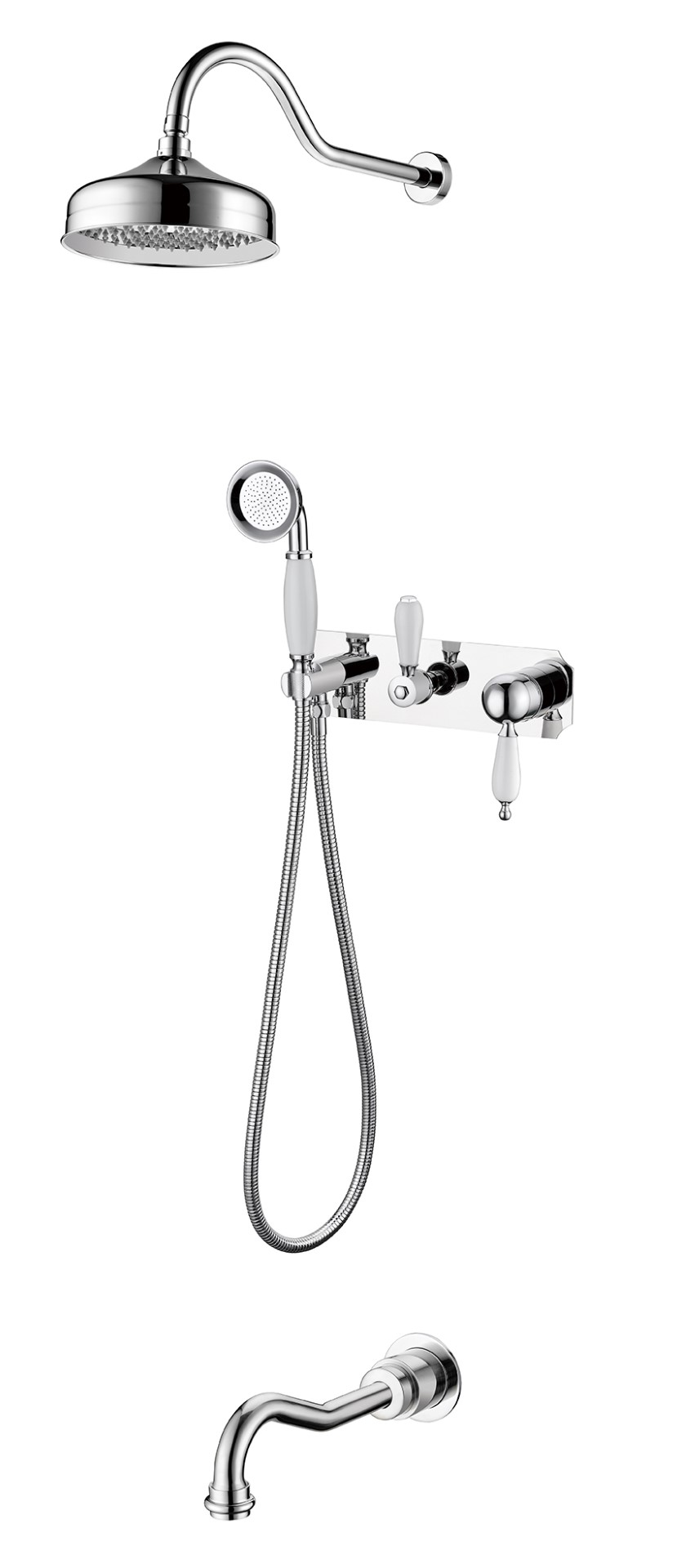 Фото Душевая система Boheme Tradizionale Cromo 268 хром глянец