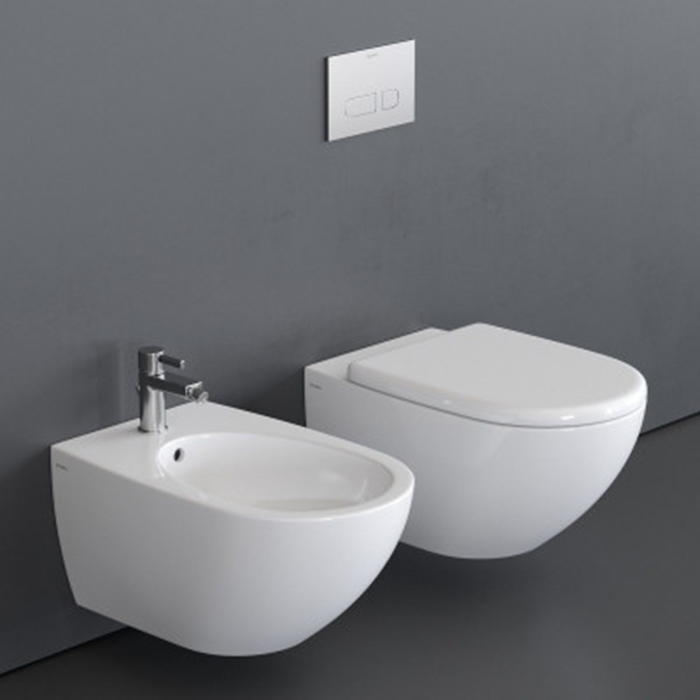 Фото Унитаз подвесной Duravit Architec 45720900A1, с сиденьем с микролифтом, белый глянцевый
