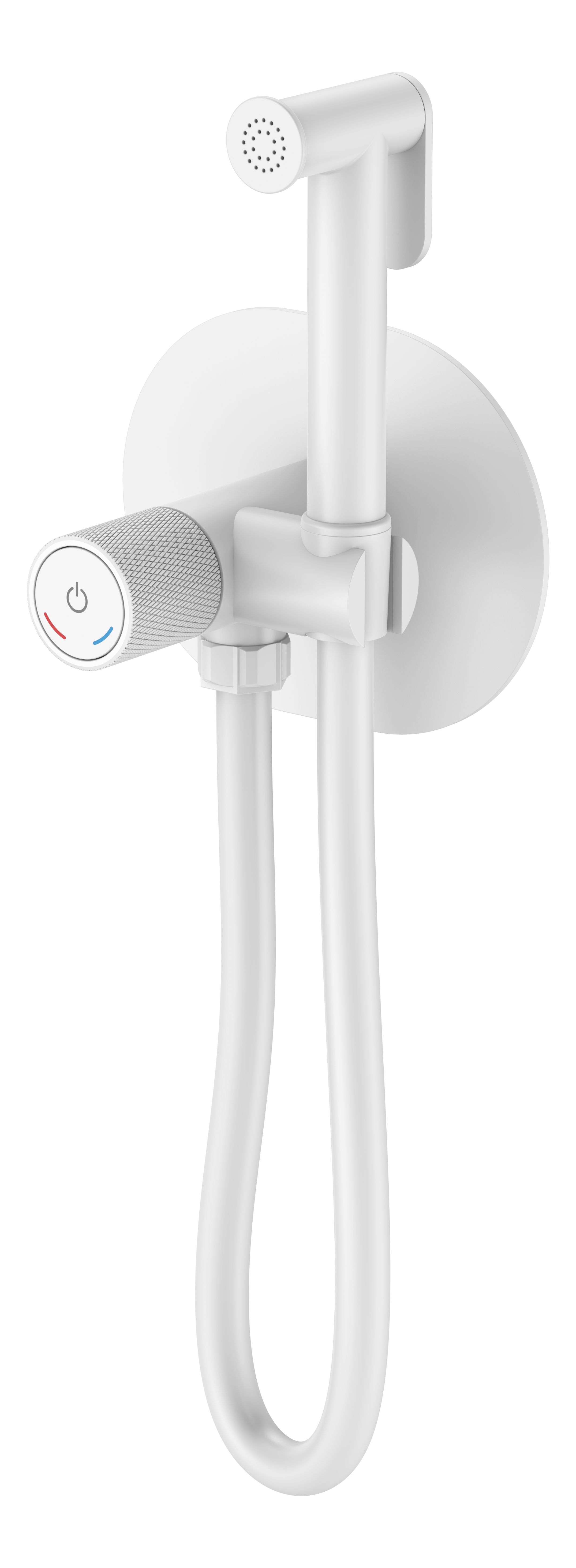 Фото Гигиенический душ Boheme Tech 157-MW со смесителем белый матовый