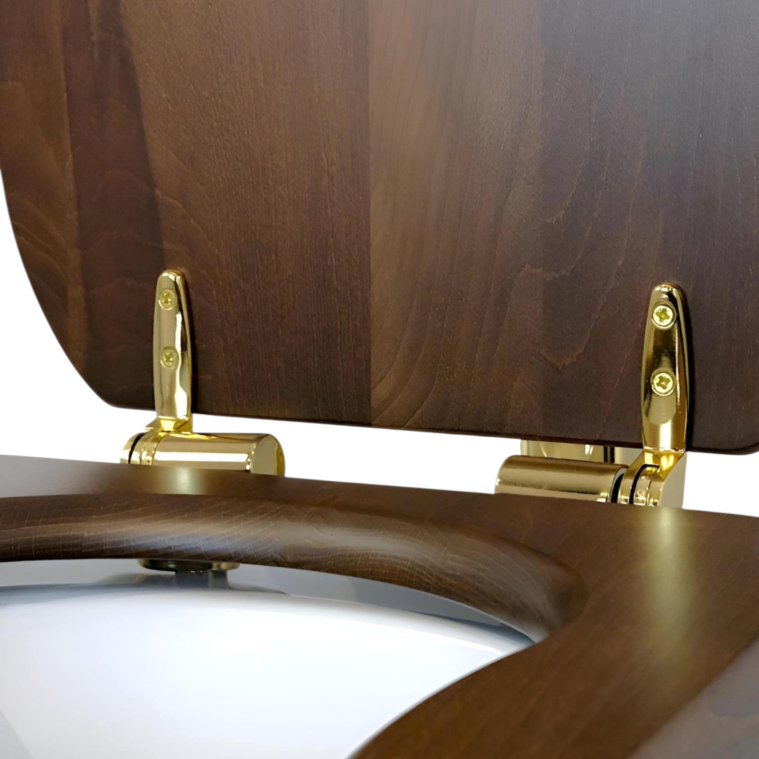 Фото Унитаз Migliore Charme 36378 со средним бачком кнопка золото глянец, выпуск универсальный