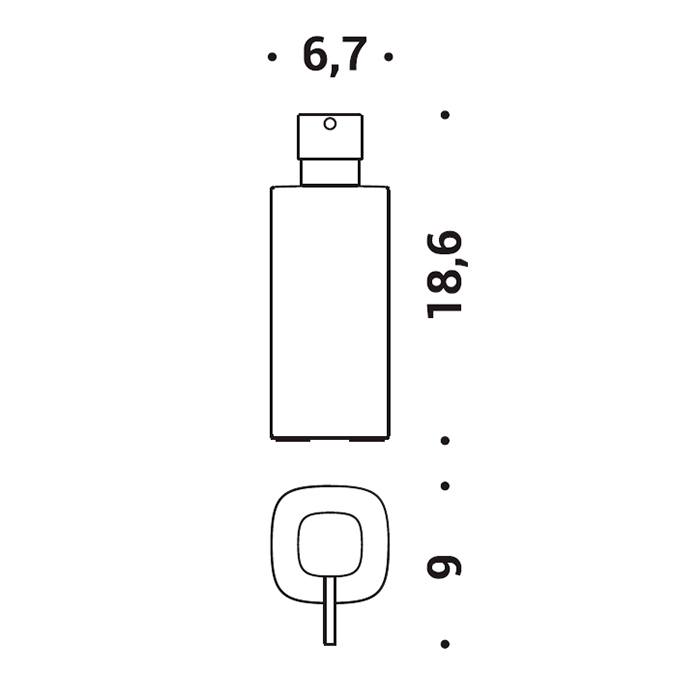 Фото Дозатор Colombo Mood B93410C02 настольный, Vintage, бронза янтарь глянец