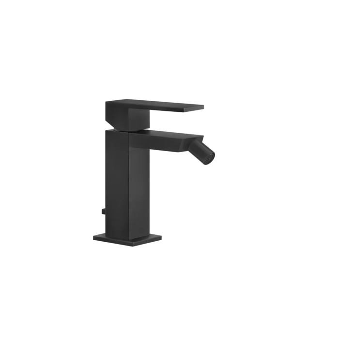 Фото Смеситель Gessi Rettangolo 20007#299 для биде с донным клапаном, черный матовый