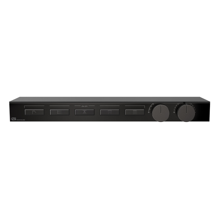 Фото Смеситель Gessi Hi-Fi 63028#706 для душа термостат, черный хром глянец pvd