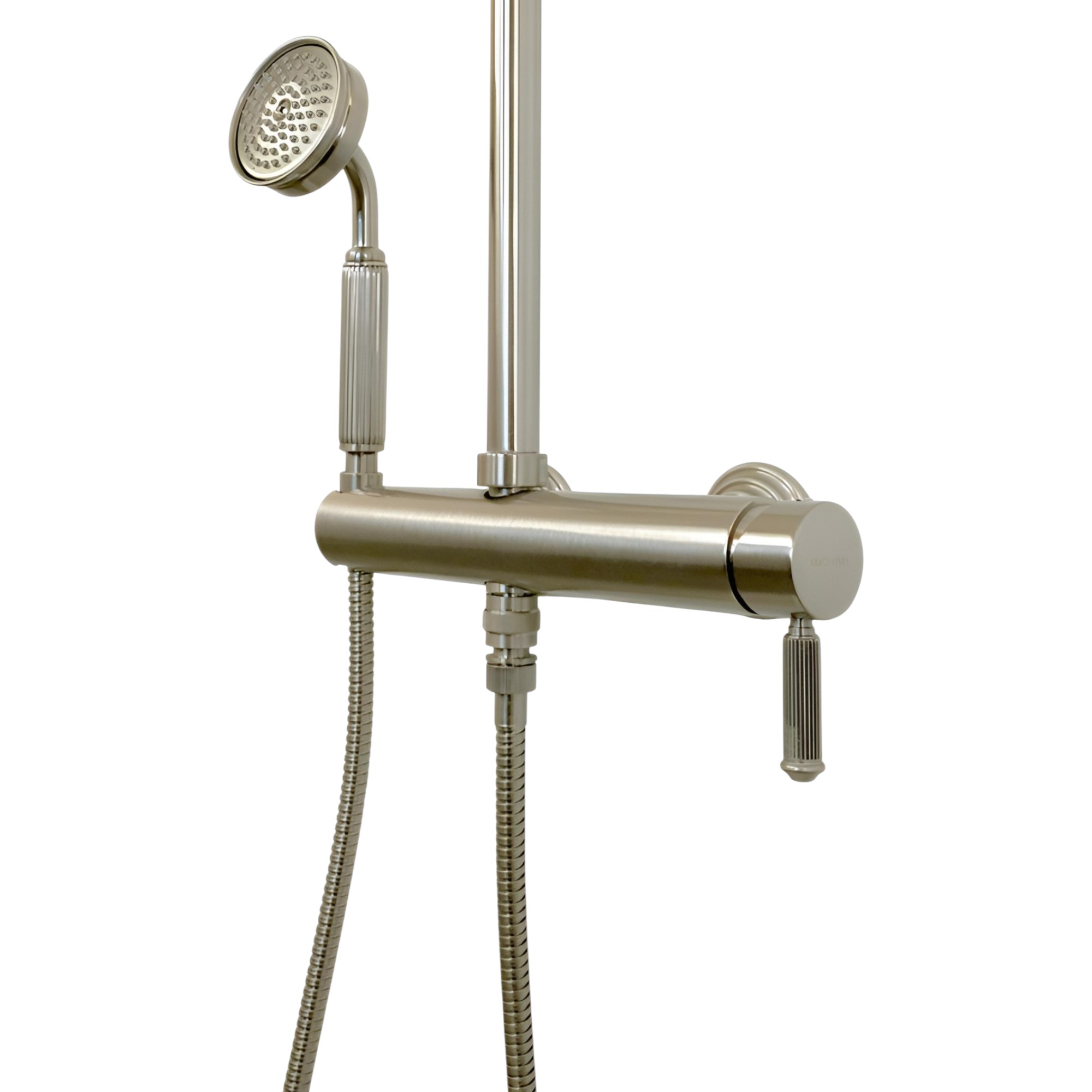 Фото Душевая стойка Migliore Velvet Lux 36486 никель матовый