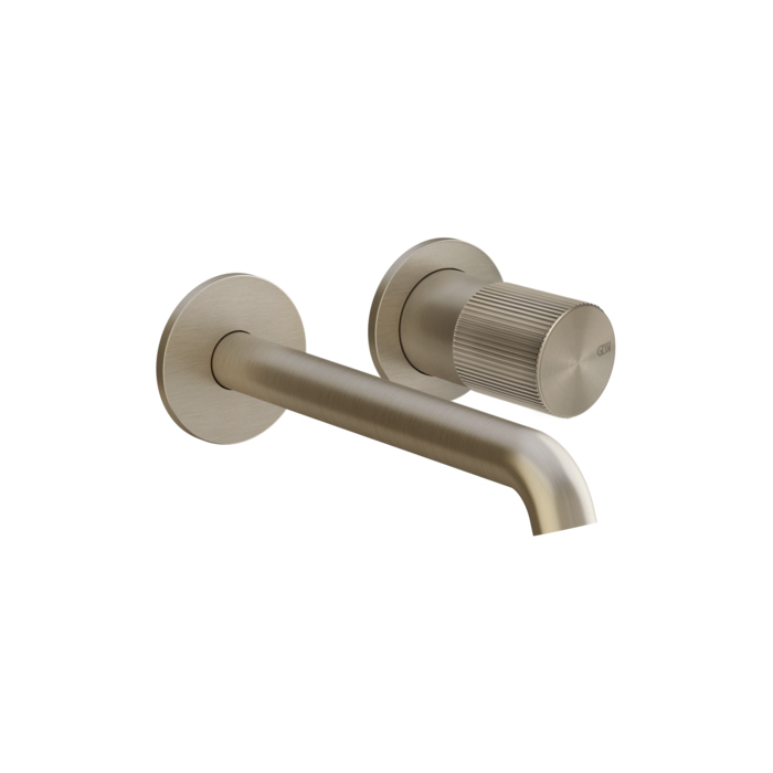 Фото Смеситель Gessi Habito 70588#149 для раковины, никель браш