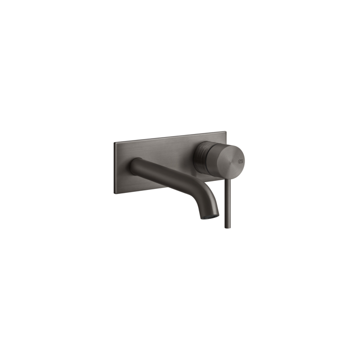 Фото Смеситель Gessi Gessi316 54388#707 для раковины с изливом, черный хром браш pvd