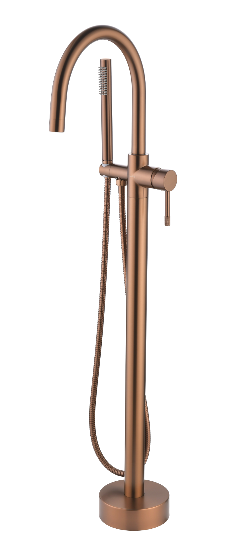 Фото Смеситель для ванны Boheme Uno 469-CB напольный медь браш