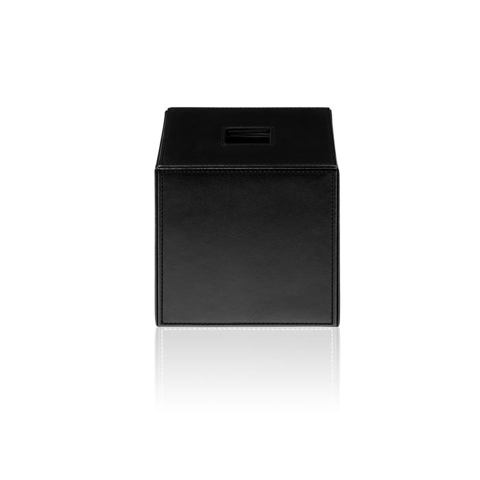 Фото Диспенсер для салфеток Decor Walther Brownie 0847860 настольный, имитация кожи цвет: черный