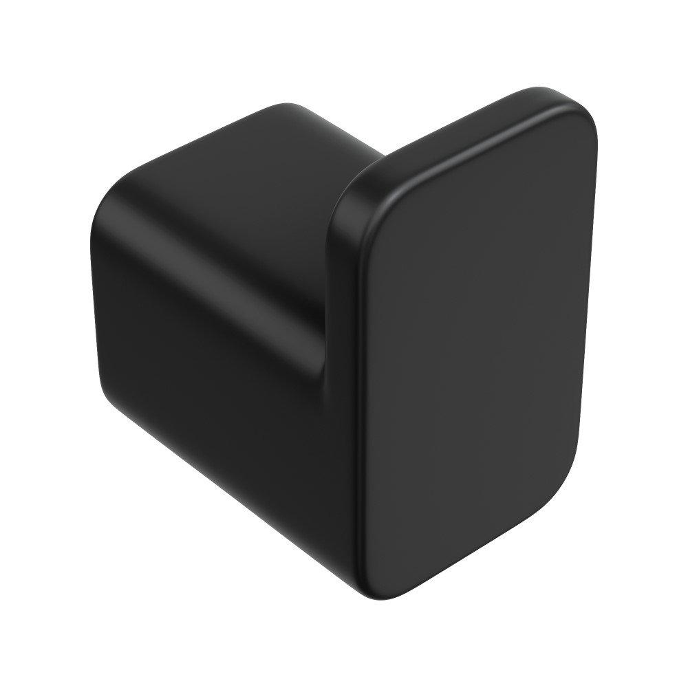 Фото Крючок для полотенец Boheme Qubic 10726-B, матовый черный