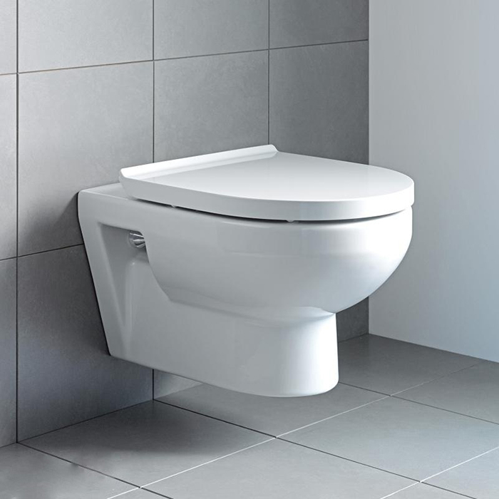 Фото Унитаз подвесной Duravit DuraStyle 45620900A1, безободковый, с сиденьем с микролифтом, белый глянцевый