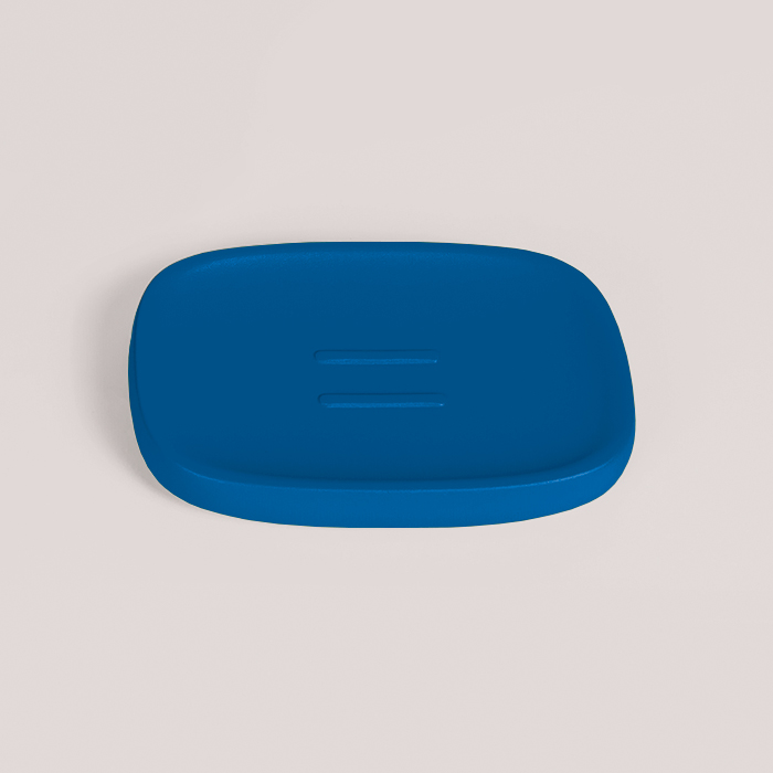 Фото Мыльница Colombo Mood B30400C12 настольная Capri Blue, синий матовый